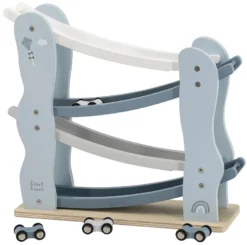 Label Label Blauw Houten Autobaan LLWT-25132