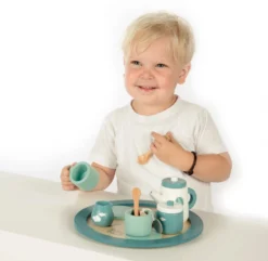 Label Label Groen Houten Theeservies Set LLWT-24814 -LiefjesHoek Verkoop label label groen houten theeservies set llwt 24814 4