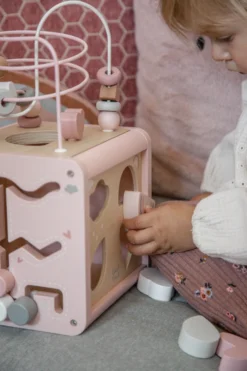 Label Label Roze Houten Activiteitenkubus LLWT-34314 -LiefjesHoek Verkoop label label roze houten activiteitenkubus llwt 34314 7