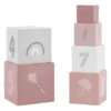 Label Label Roze Houten Stapelblokken LLWT-25309