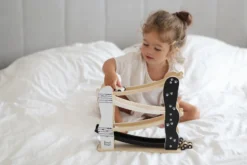 Label Label Roze Houten Autobaan LLWT-25125 -LiefjesHoek Verkoop label label zwart wit houten autobaan llwt 25453 1 2