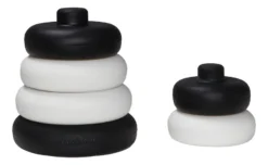 Label Label Zwart/Wit Silicone Stapeltoren LLST-15379 -LiefjesHoek Verkoop label label zwart wit silicone stapeltoren llst 15379 1