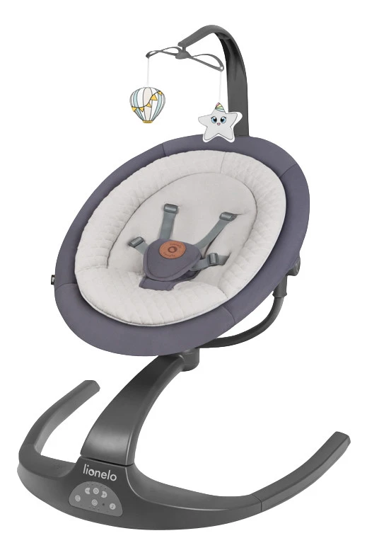 Lionelo Rina Concrete Grey Babyschommel LO-RINA 1 Lionelo Rina Concrete Grey Babyschommel LO-RINA