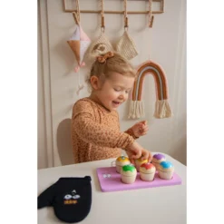 Label Label Barbapapa Houten Cupcakes Set LLBB-35808 -LiefjesHoek Verkoop llbb 35793 label label barbapapa wooden cupcakes set 12