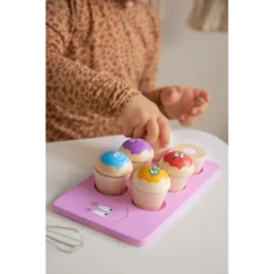 Label Label Barbapapa Houten Cupcakes Set LLBB-35808 -LiefjesHoek Verkoop llbb 35793 label label barbapapa wooden cupcakes set 20