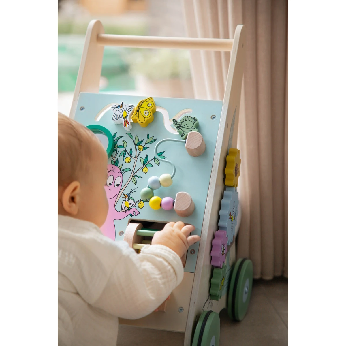 Label Label Barbapapa Houten Activiteiten Loopwagen LLBB-35830 4 Label Label Barbapapa Houten Activiteiten Loopwagen LLBB-35830 - Afbeelding 4