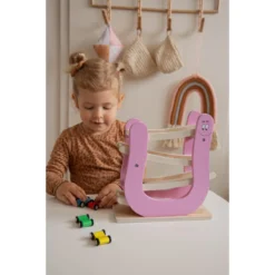 Label Label Barbapapa Houten Autobaan LLBB-37032 -LiefjesHoek Verkoop llbb 37032 barbapapa wooden car slider 09