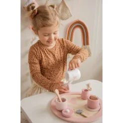 Label Label Roze Houten Theeservies Set LLWT-24838 -LiefjesHoek Verkoop llwt 24838 5420067924838 tea set pink 02