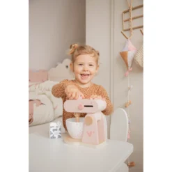 Label Label Roze Houten Keukenmixer LLWT-24937 -LiefjesHoek Verkoop llwt 24937 5420067924937 food processor pink 03