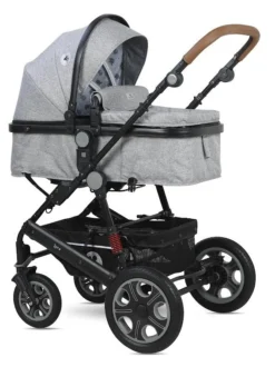 Lorelli Lora Cool Grey Elephants 3-in-1 Combi Kinderwagen Incl. Autostoel 1002128-2123D -LiefjesHoek Verkoop lorelli lora cool grey elephants 3 in 1 4