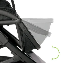 Lorelli Aria Grey 3-in-1 Kinderwagen Incl. Autostoel 1002177-2325 -LiefjesHoek Verkoop lorelli aria 3 in 1 combi details sfeer 11