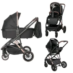 Lorelli Aria Black 3-in-1 Kinderwagen Incl. Autostoel 1002177-2352