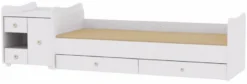 Lorelli Mini Max White/Artwood 2-in-1 Bed En Commode 190/72 1015050-0030 -LiefjesHoek Verkoop lorelli mini max white artwood 2 in 1 bed en commode 19072 1015050 0030 b