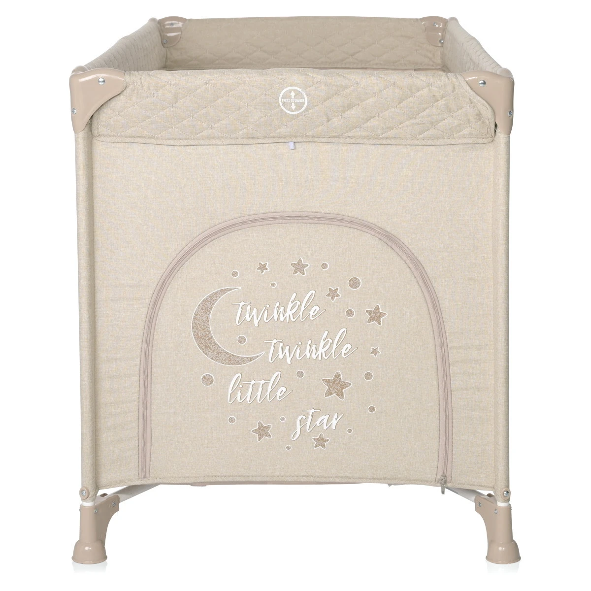 Lorelli Noemi Fog Beige Campingbed 1008054-2217 4 Lorelli Noemi Fog Beige Campingbed 1008054-2217 - Afbeelding 4