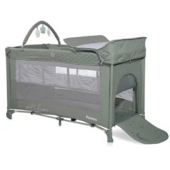 Lorelli Noemi Plus Iceberg Green Star Campingbed Met Bodemverhoger 1008056-2218 -LiefjesHoek Verkoop lorelli noemi plus iceberg green star campingbed met bodemverhoger 1008056 2218 3