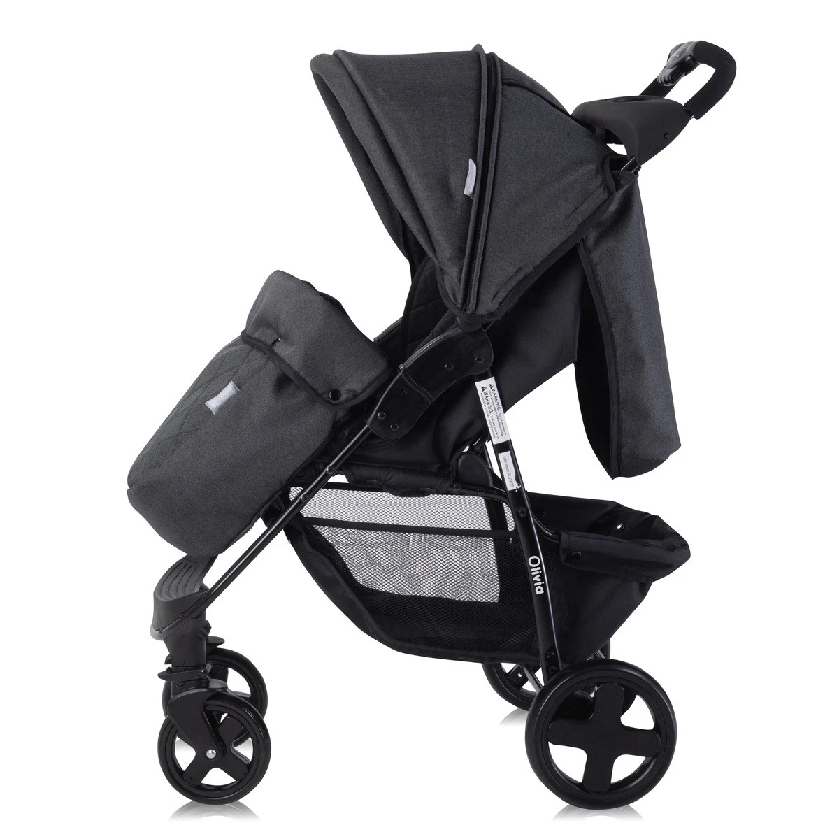 Lorelli Olivia Black Wandelwagen 1002187-2305 3 Lorelli Olivia Black Wandelwagen 1002187-2305 - Afbeelding 3