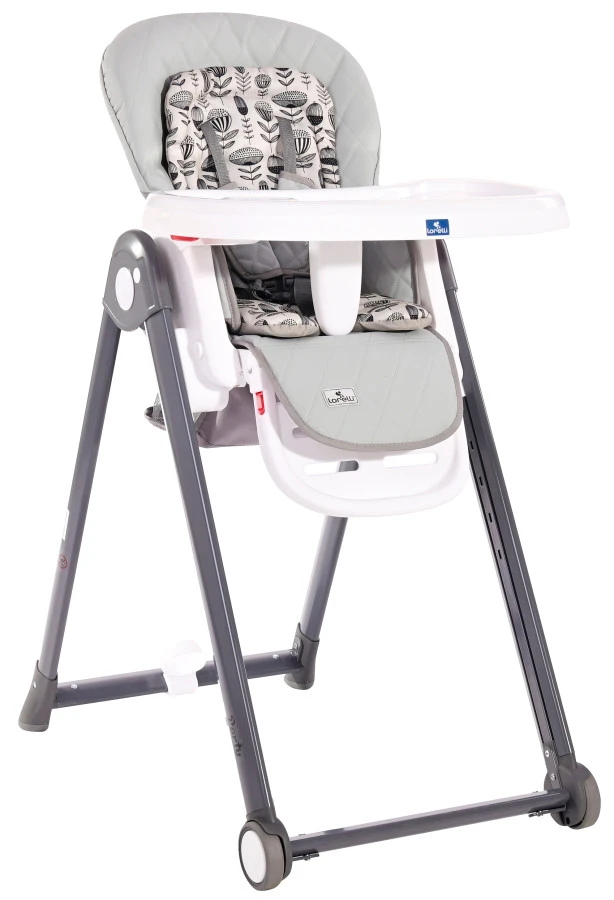 Lorelli Party Cool Grey Leather Kinderstoel 1010037-2123 1 Lorelli Party Cool Grey Leather Kinderstoel 1010037-2123