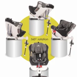 Lorelli Pegasus 360° Dark/Light Grey 0-36 Kg Isofix Autostoel 1007146-2104 -LiefjesHoek Verkoop lorelli pegasus 0 36 kg isofix autostoel 12 1 3