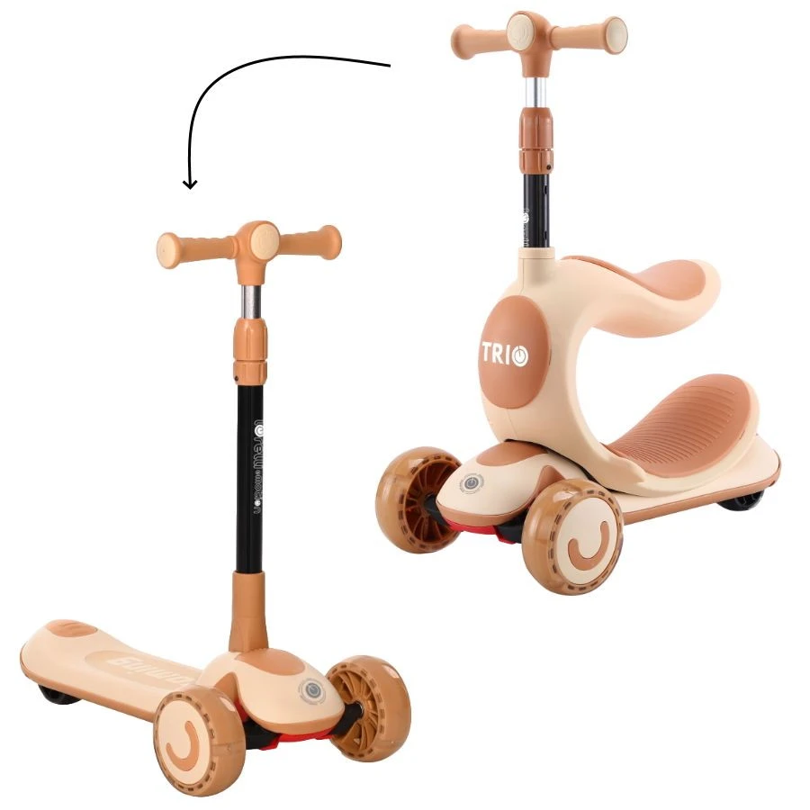 Lorelli Scooter Trio Beige Step/Loopfiets 1039015-0001 1 Lorelli Scooter Trio Beige Step/Loopfiets 1039015-0001