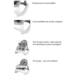 Lorelli Alex String Stars Baby Rocker Wipstoel 1011012-2150 -LiefjesHoek Verkoop lorelli stars baby rocker 1 3