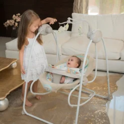 Lorelli Swing Tango String Stars Babyschommel En Wipstoel 1009007-2150 -LiefjesHoek Verkoop lorelli swing tango stars babyschommel en wipstoel 1