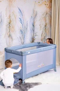 Lorelli Torino Silver Blue Campingbed 1008045-2124 -LiefjesHoek Verkoop lorelli torino campingbed 1008045 12 2