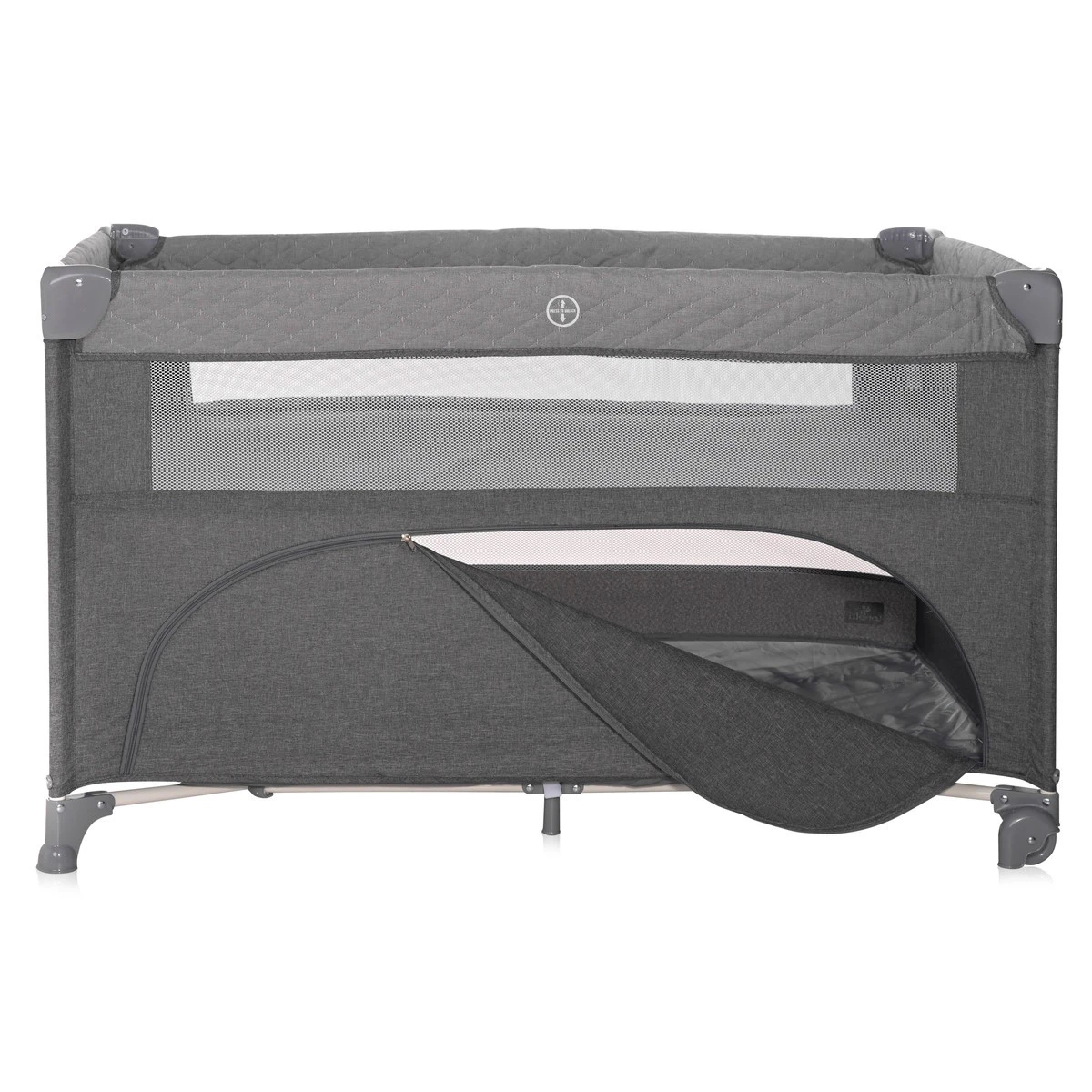 Lorelli Up And Down Cool Grey Bear Campingbedje Incl. Bodemverhoger 1008006-2370 4 Lorelli Up And Down Cool Grey Bear Campingbedje Incl. Bodemverhoger 1008006-2370 - Afbeelding 4