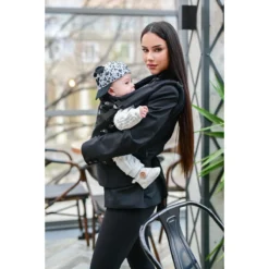 Lorelli Wally Black Floral Ergonomische Draagzak 1001016-0002 -LiefjesHoek Verkoop lorelli wally black floral ergonomische draagzak 1001016 0002 3