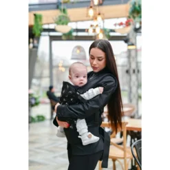 Lorelli Wally Black Floral Ergonomische Draagzak 1001016-0002 -LiefjesHoek Verkoop lorelli wally black floral ergonomische draagzak 1001016 0002 6