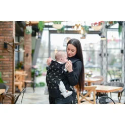 Lorelli Wally Black Floral Ergonomische Draagzak 1001016-0002 -LiefjesHoek Verkoop lorelli wally black floral ergonomische draagzak 1001016 0002 7