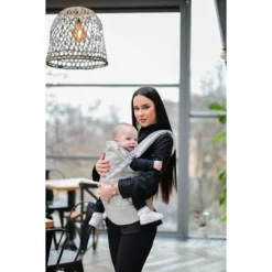 Lorelli Wally Grey Floral Ergonomische Draagzak 1001016-0001 -LiefjesHoek Verkoop lorelli wally grey floral ergonomische draagzak 1001016 0001 5