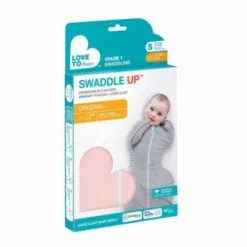 Love To Dream Swaddle Up 1.0 Dusty Pink Small 3-6 Kg Inbakerslaapzak L1001001DPKS -LiefjesHoek Verkoop love to dream swaddle up 1.0 verpakking