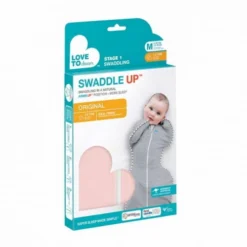 Love To Dream Swaddle Up 1.0 Dusty Pink Medium 6-8.5 Kg Inbakerslaapzak L1001001DPKM -LiefjesHoek Verkoop love to dream swaddle up 1.0 verpakking m