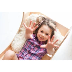 Luna Toys Kleuren Houten Schommelstoel / Rocker LU-36905 -LiefjesHoek Verkoop luna toys naturel houten schommelstoel rocker lu 36899 5 1