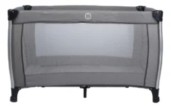 Ding Estilo Melee Grey Ledikant En Reisbedje -LiefjesHoek Verkoop luxe campingbedje aluminium