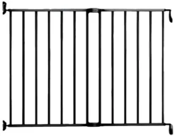 Noma Zwart Metaal Uitschuifbaar Traphek/Veiligheidshek 93330