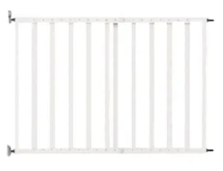 Noma Wit Houten Uitschuifbaar Traphek/Veiligheidshek 94153