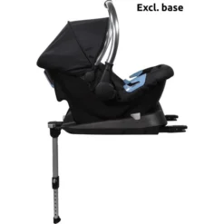Ding Fenix Black/Black Autostoel 0-13kg -LiefjesHoek Verkoop mamaloes ding amigo black sliver autostoel 030 1 1
