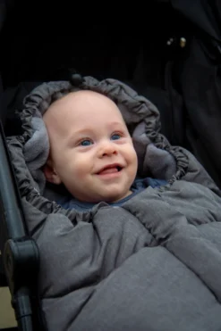 Ding Black Deluxe Universele Buggy/Wandelwagen Voetenzak DI-252424 -LiefjesHoek Verkoop mamaloes ding voetenzak deluxe 02 1