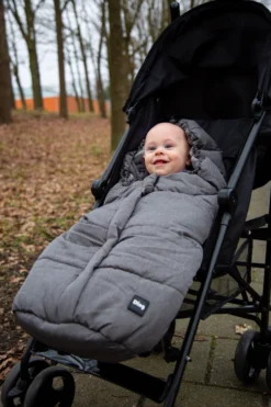 Ding Grey Deluxe Universele Buggy/Wandelwagen Voetenzak DI-252425 -LiefjesHoek Verkoop mamaloes ding voetenzak deluxe 04