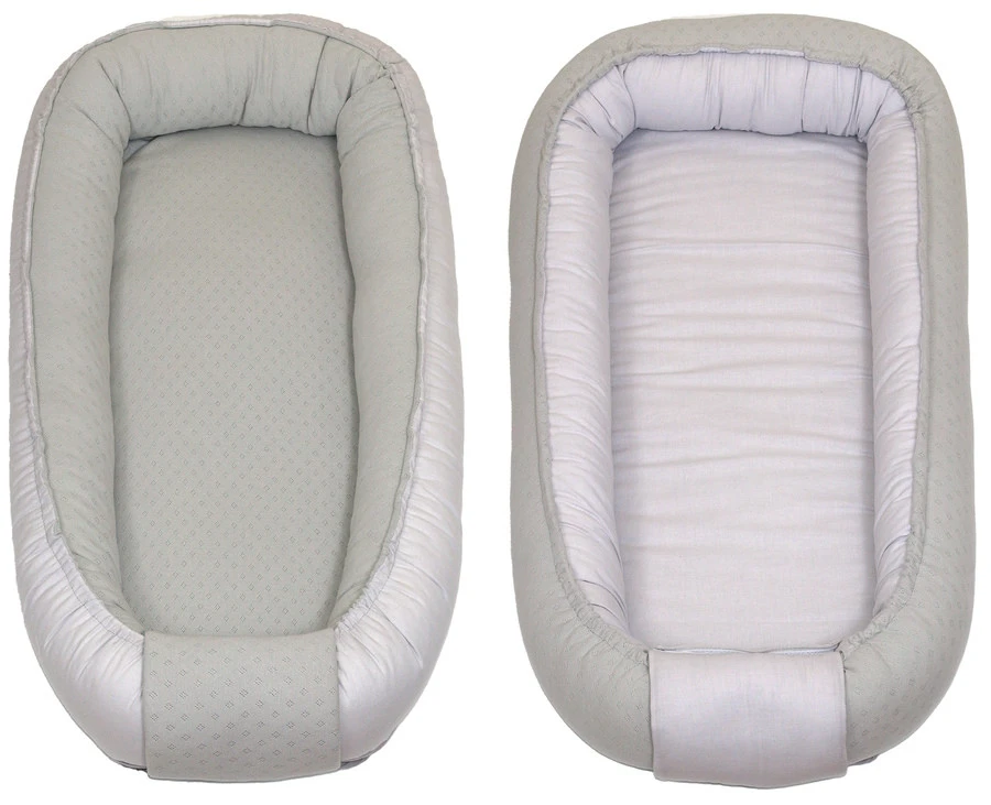 MamaLoes Amy Ajour Grijs Omkeerbaar XXL Babynest 85392 1 MamaLoes Amy Ajour Grijs Omkeerbaar XXL Babynest 85392