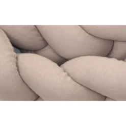 MamaLoes Amy Ajour Nougat 210 Cm Braided Bedbumper 84269 -LiefjesHoek Verkoop mamaloes amy ajour nougat 210 cm braided bedbumper 84269 4