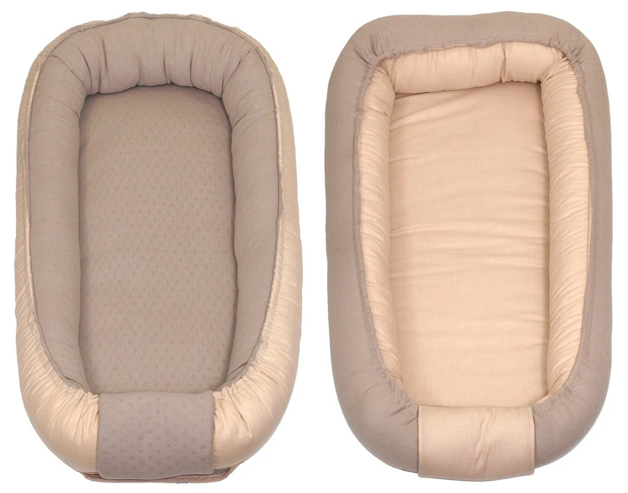 MamaLoes Amy Ajour Nougat Omkeerbaar XXL Babynest 85391 1 MamaLoes Amy Ajour Nougat Omkeerbaar XXL Babynest 85391