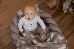 MamaLoes Amy Bamboo Nature Goose Nut 60 X 80 Cm Deken 82666 -LiefjesHoek Verkoop mamaloes amy bamboo nature goose nut 3 1