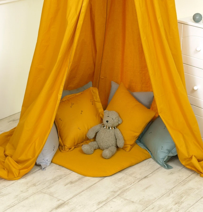 MamaLoes Amy Pure Okergeel Klamboe 80076 2 MamaLoes Amy Pure Okergeel Klamboe 80076 - Afbeelding 2