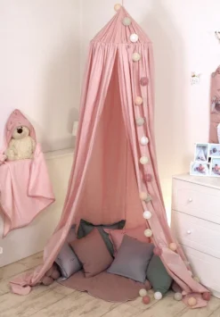 MamaLoes Amy Pure Roze Klamboe 80052 6 MamaLoes Amy Pure Roze Klamboe 80052 -LiefjesHoek Verkoop mamaloes amy pure roze klamboe 80052