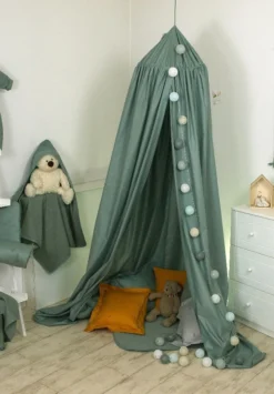 MamaLoes Amy Pure Stonegreen Klamboe 80100 -LiefjesHoek Verkoop mamaloes amy pure stonegreen klamboe 80100