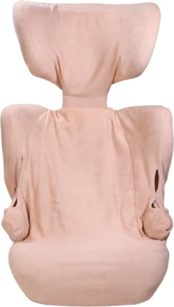 MamaLoes Badstof Light Pink Groep 2/3 Autostoelhoes ML6485