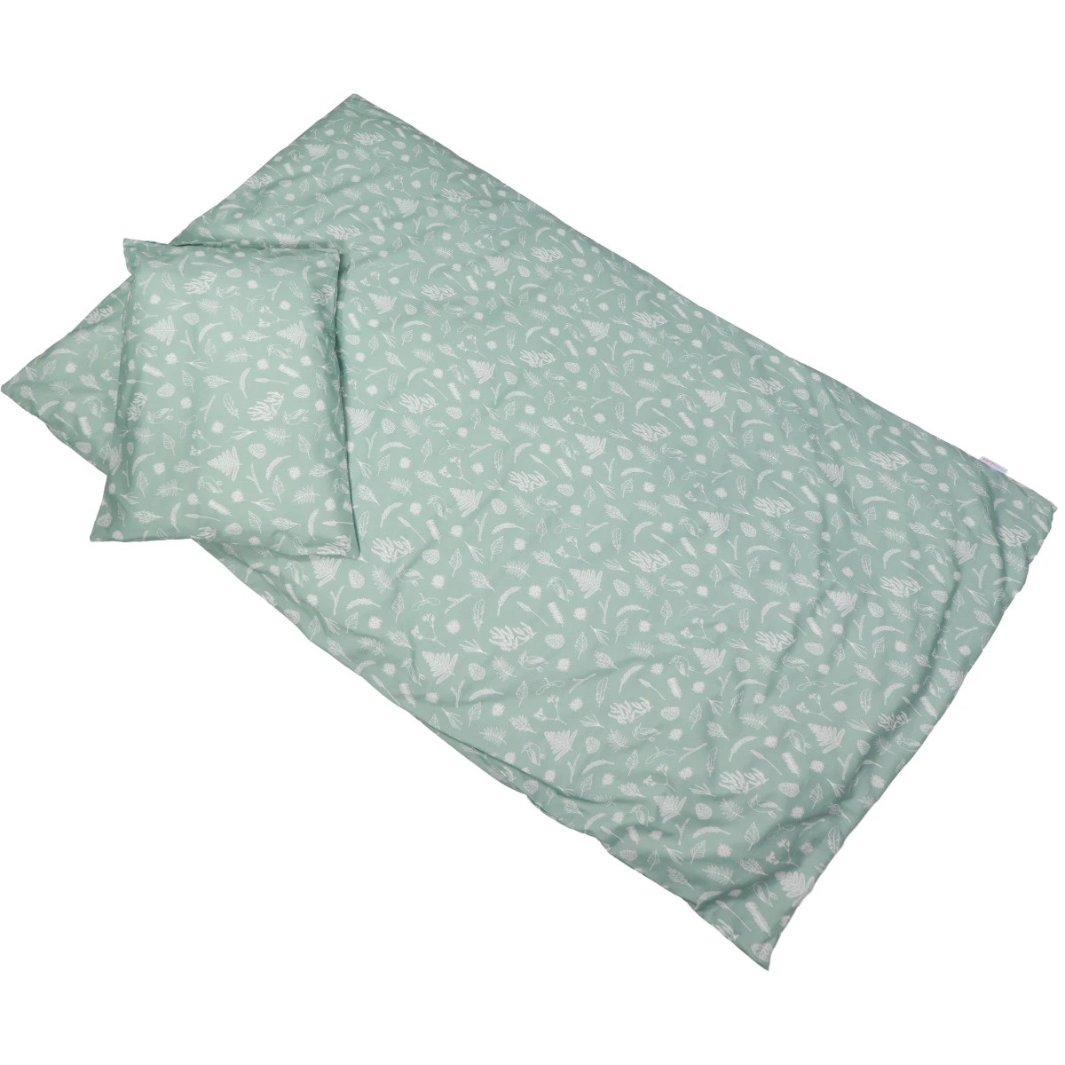 MamaLoes Botanical Stone Green 100x140cm Dekbedovertrek ML020604 2 MamaLoes Botanical Stone Green 100x140cm Dekbedovertrek ML020604 - Afbeelding 2