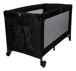 Ding Deluxe Black Campingbedje Incl. Bodemverhoger -LiefjesHoek Verkoop mamaloes ding deluxe black campingbedje incl. bodemverhoger 2